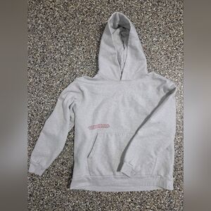 FINATICS Gray Heavyweight Oversized SHARKS Hoodie with Front Pocket